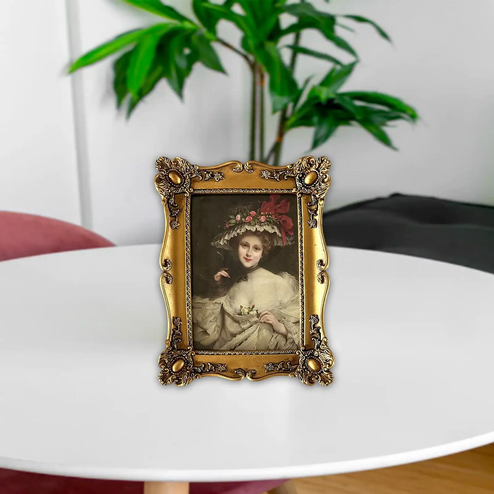 Picture Frame Tabletop Wall Hanging Photo Holder Photo Frame for Bedroom 6inch