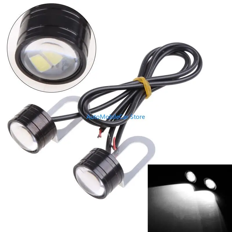 G8TE 2Pcs Universal Motorcycle Light High Brightness Eye Light