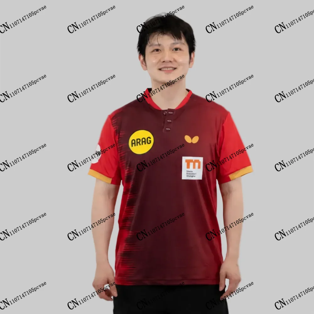 BBL New Arrivals for 2026: Borussia Düsseldorf TT Fan T-Shirt, Fan Zhendong Home/Away Jersey, Adult & Kids Sizes