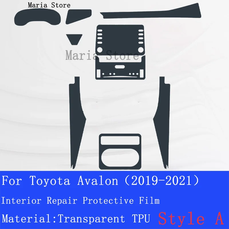 

For Toyota Avalon (2019-2021) Car GPS Navigation Protective LCD TPU Screen Protector Anti-Scratch Film Fitting PPF Stickers
