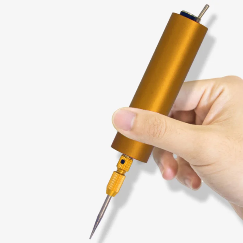 Perceuse à main professionnelle avec 3 mèches, mini perceuses électriques, déterminer Micro- USB