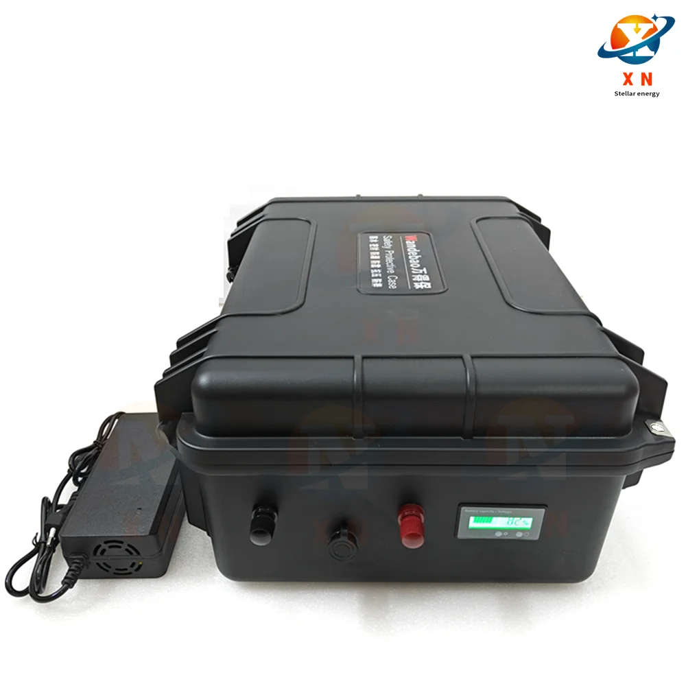 whatproof 36V 150AH lifepo4 36v 120Ah lifepo4 lithium chargeable battery for 3000w go cart bike scooter boat +10A Charger