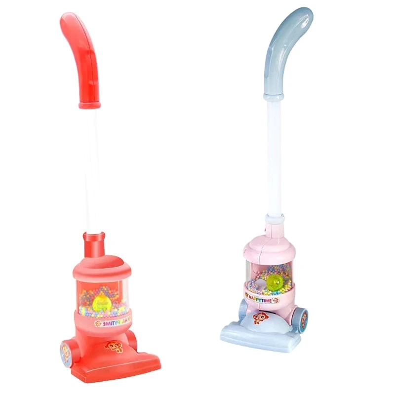 

Interactive Toy Vacuum Cleaner Toddler Role Playing Playing Learning Toy with Cool Lights Cleaning Set for Pretend Play