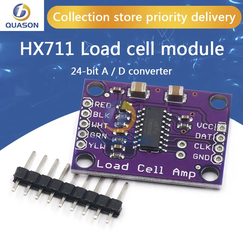 HX711 Weighing Sensor 24-bit A/D Conversion Adapter Load Cell Amplifier Board Weight Sensors