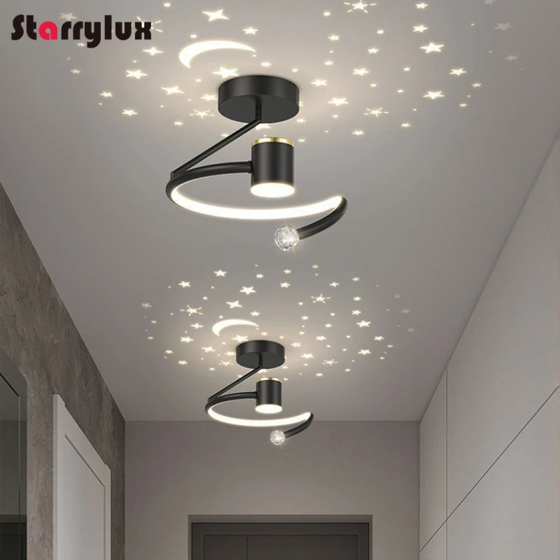 Creative Starry Corridor Light Fixture Modern Nordic LED Ceiling Lamp