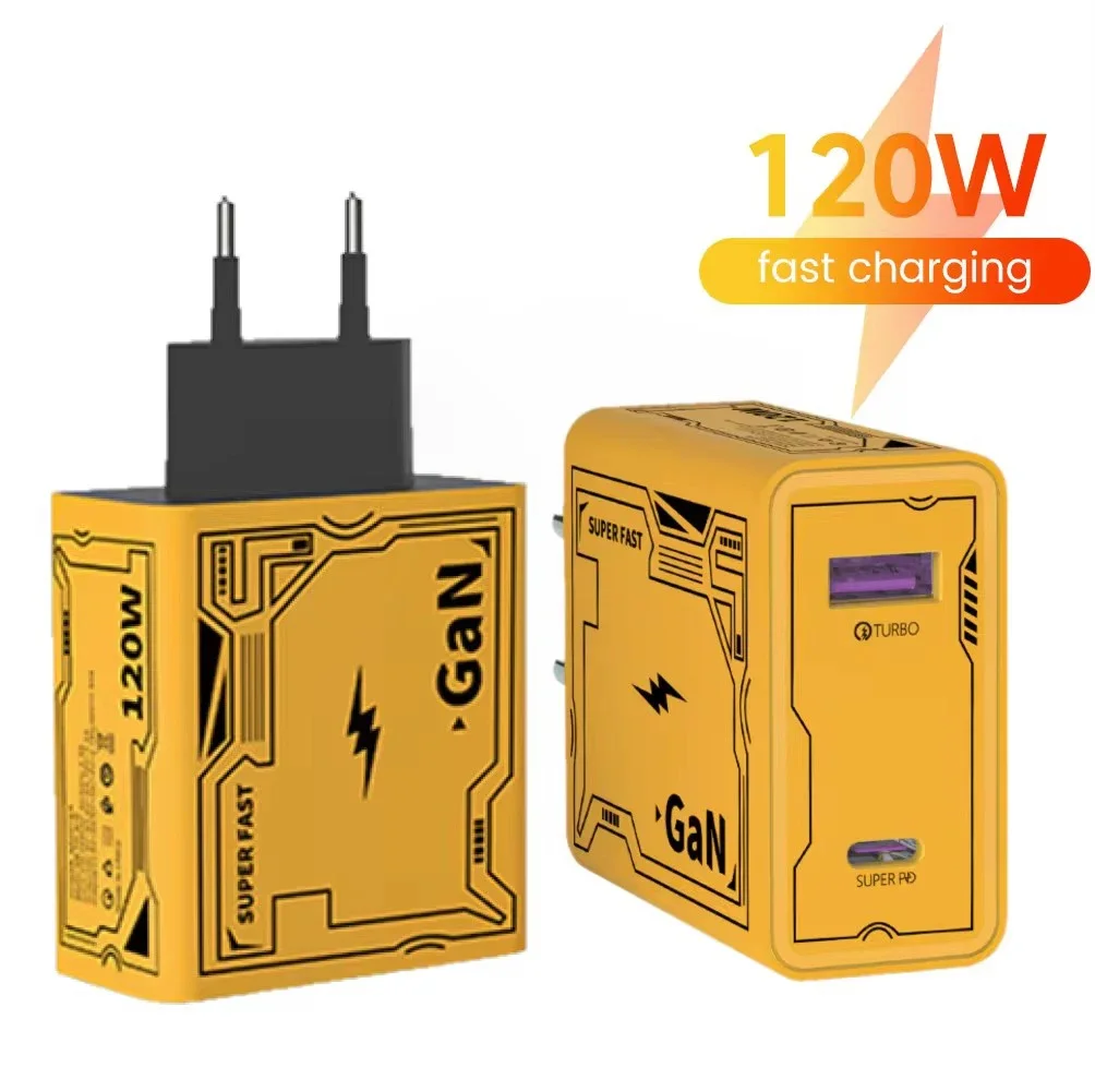 Super Fast Charger For Mobile Phones, Devices Full Protocol, Usb, Pd, Usb, Type-c, Uk, Eu And Us Specifications