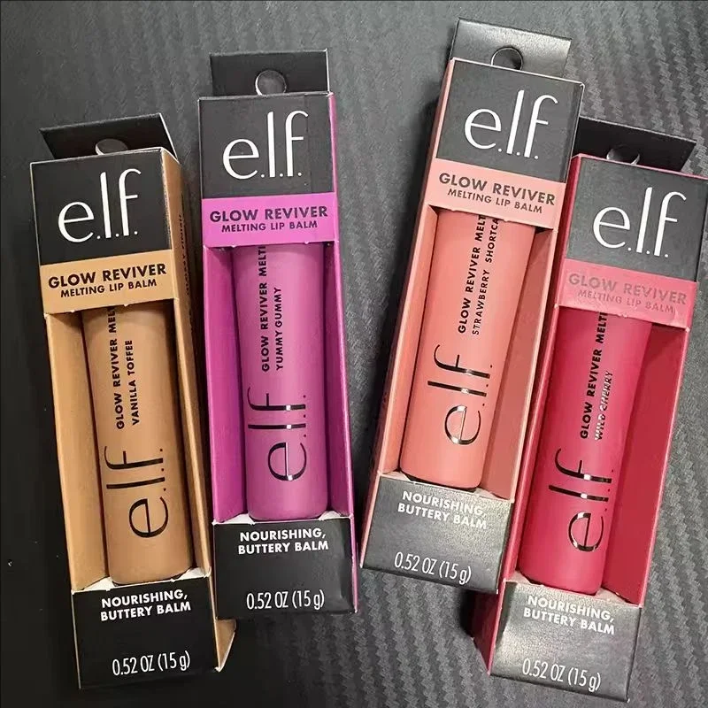 Brillo Labial Elf, Bálsamo Labial de 6 Colores, Ligero, Hidratante, Nutritivo, Reparador, Mejora la Sequedad, Aumenta Naturalmente el Volumen de los Labios, Maquillaje