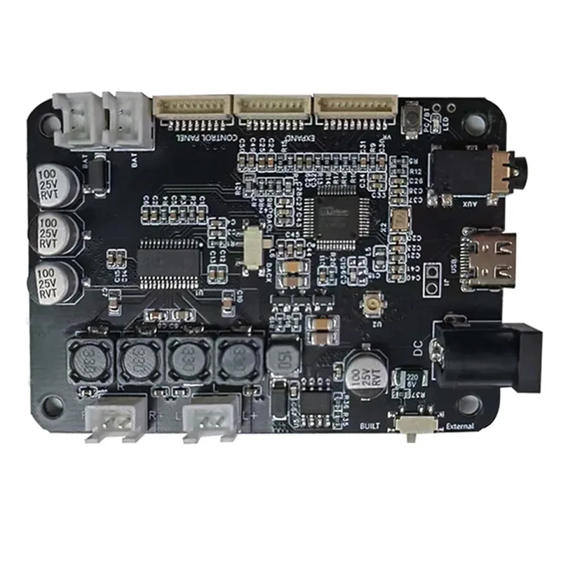 AA87 Dsp2.0 Bluetooth 5.0 Penguat Daya Stereo 15Wx2 Divisi Frekuensi Elektronik Tws Pasangan 2.0/1.1 Aux + USB Tahan Lama Mudah T