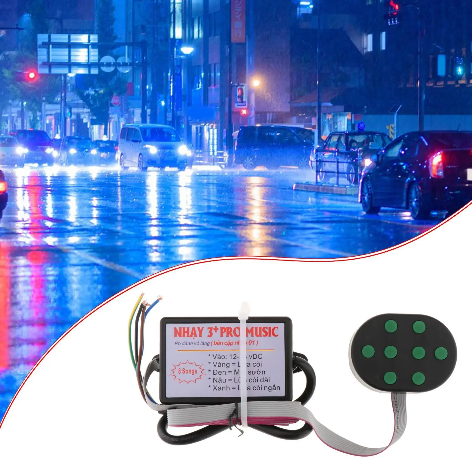 

Car Horns Controller Electric Horns Speaker Universal Volume Switching Control Unit for Marine Car Boat