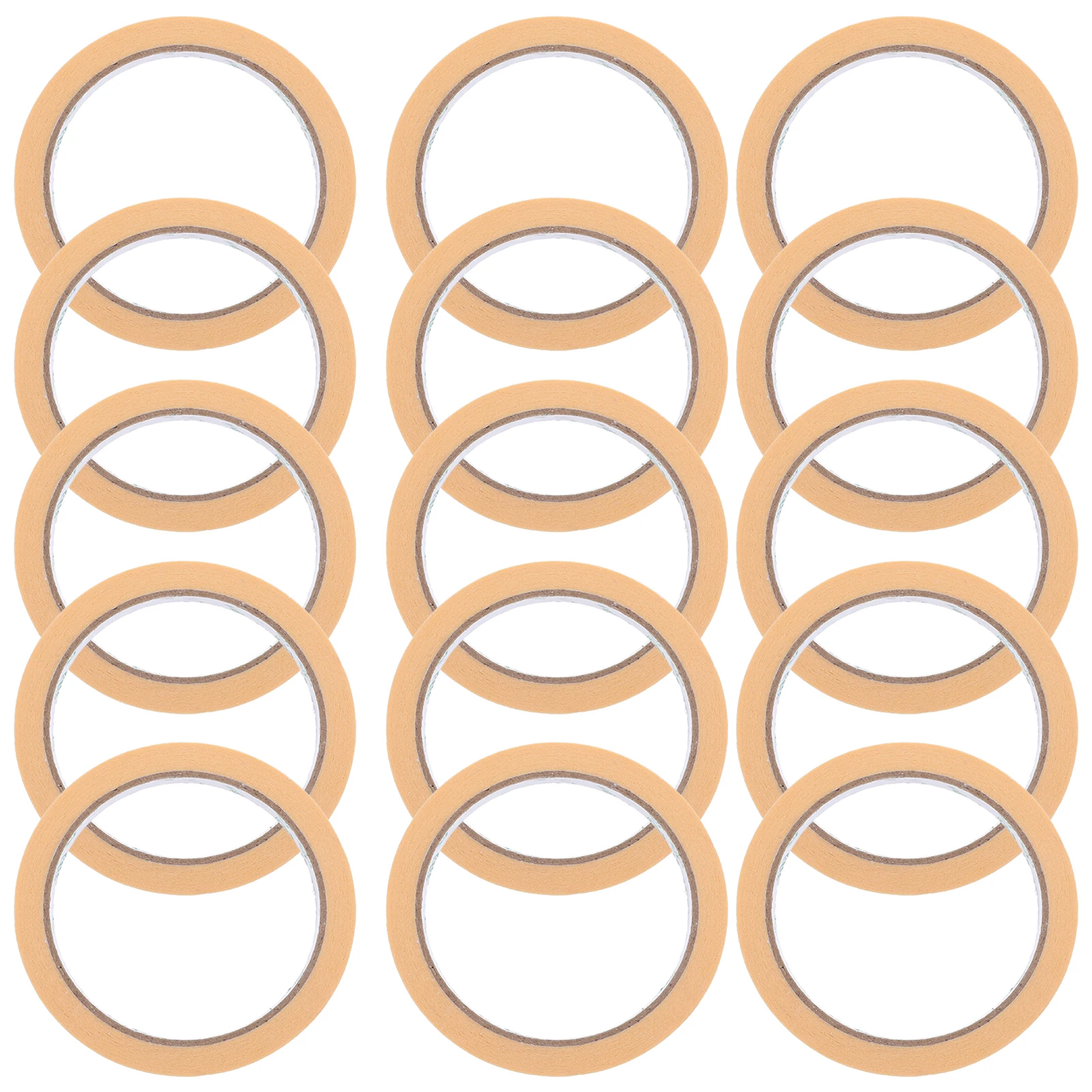 20pcs Paper Clothing Tape 3mm Green Adhesive Marking Lines Drafting Craft Labeling Masking Solid Colorful Waterproof