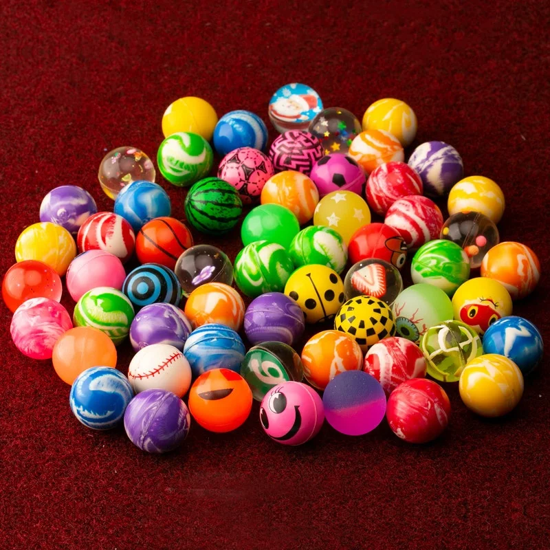 5-12-20-24pcs-brinquedos-divertidos-grande-variedade-de-estilos-de-bolas-saltitantes-bolas-de-borracha-solidas-e-flutuantes-brinquedos-elasticos