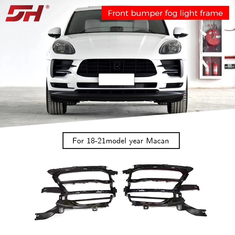 95B807681H 95B807682H front bumper fog light frame for Porsche macan 95B.2 2018-2021