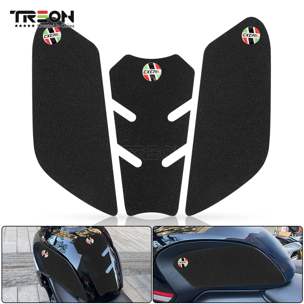 

For TRIDENT 660 2021 2022 2023 Motorcycle Side Gas Knee Protection Pads Accessories