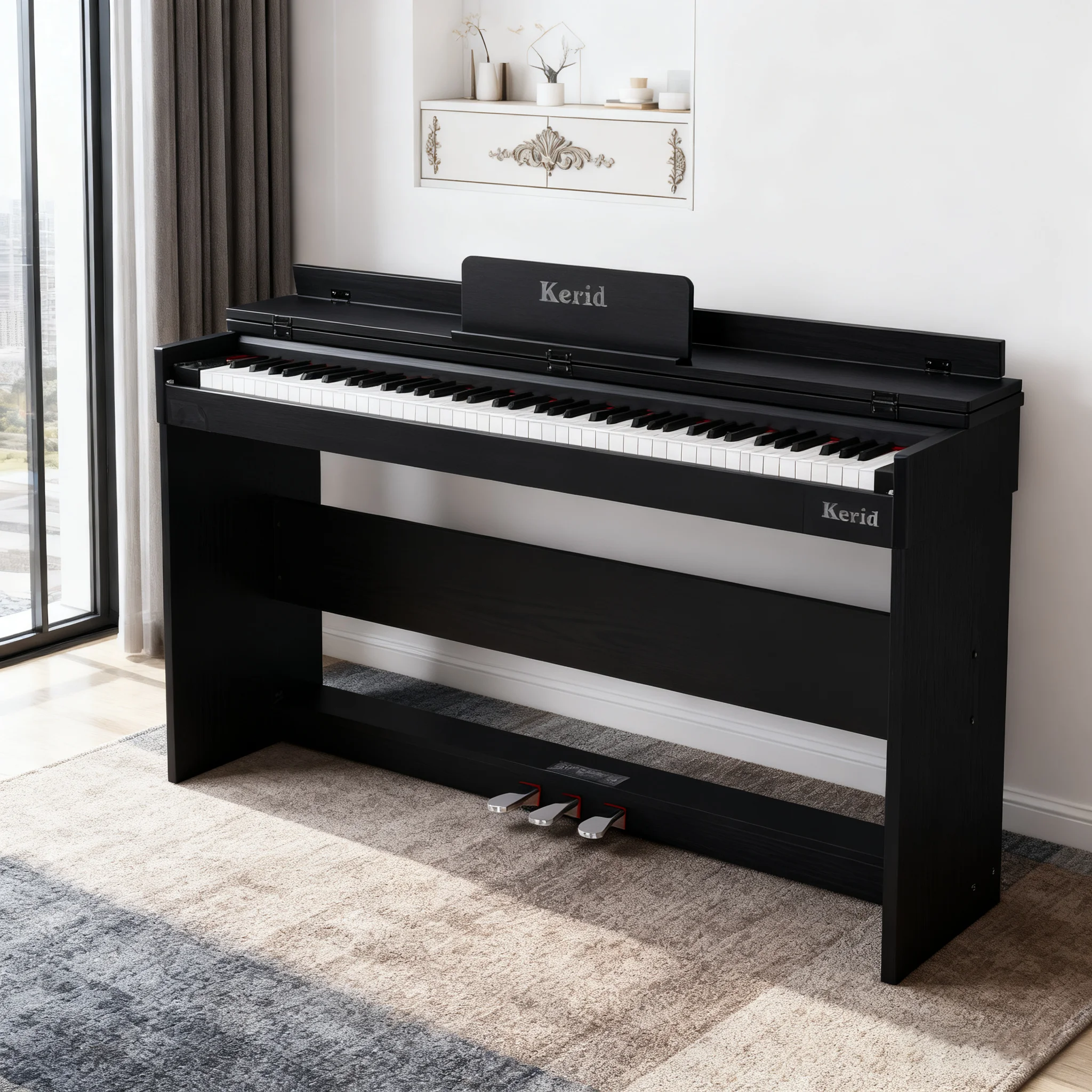 

Upright Digital Piano 88 Keys Acoustic Professionnel Hammer Action Weighted Digital Piano