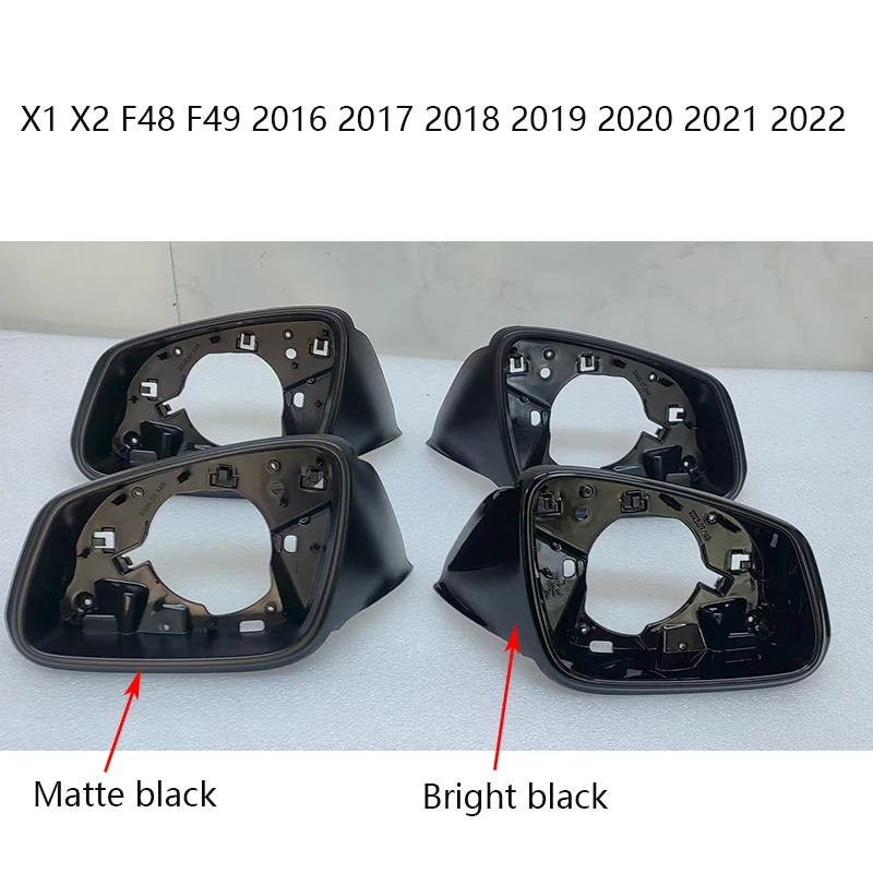 Auto Side Rearview Mirror Frame House Case For BMW X1 F48 F49 2016 2017 2018 2019 2020 2021 2022