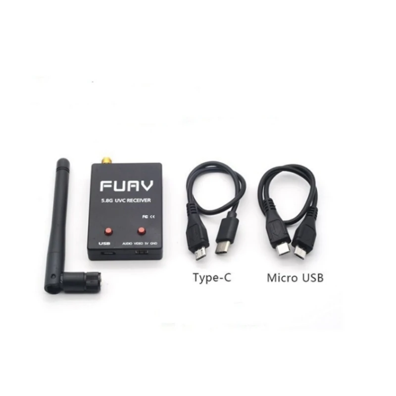 

Skydroid 5.8G UVC Single Receiver Mobile Image Transfer Pocket FPV Aerial VR Glasses Video Capture FPV DIY