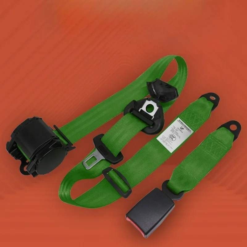 

Высококачественный автоматический ремень безопасности с предупреждающим тросом, черный, красный, серый, бежевый, универсальный 3-точечный ремень безопасности 270 см