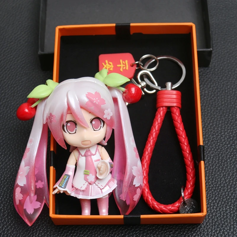 Portachiavi creativo Hatsune Miku: simpatico ciondolo per zaino e accessorio per materiale scolastico (regalo ufficiale)