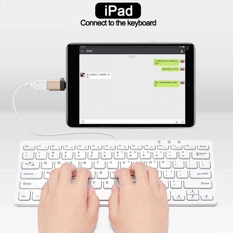 Convertidor de Cable de carga de auriculares 2 en 1 tipo C a conector de 3,5mm adaptador USB 3,0 a tipo C OTG para MacbookPro Xiaomi Huawei tipo C