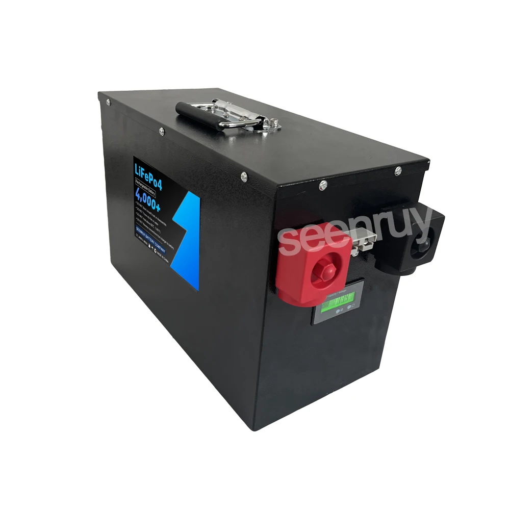 48V 50AH Lifepo4 With 58.4V Charger 30A 50A 80A 100A 120A Tricycle Wind Solar System RV Golf Cart Lithium Iron Phosphate Battery