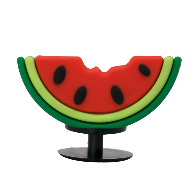 1PCS 3D Schuh Charms Wassermelone Erdbeere Banane Schuh Dekorationen Zubehör Tulpen Kaktus Pilze Sandalen Pins Für Frauen Kind – Detail 22