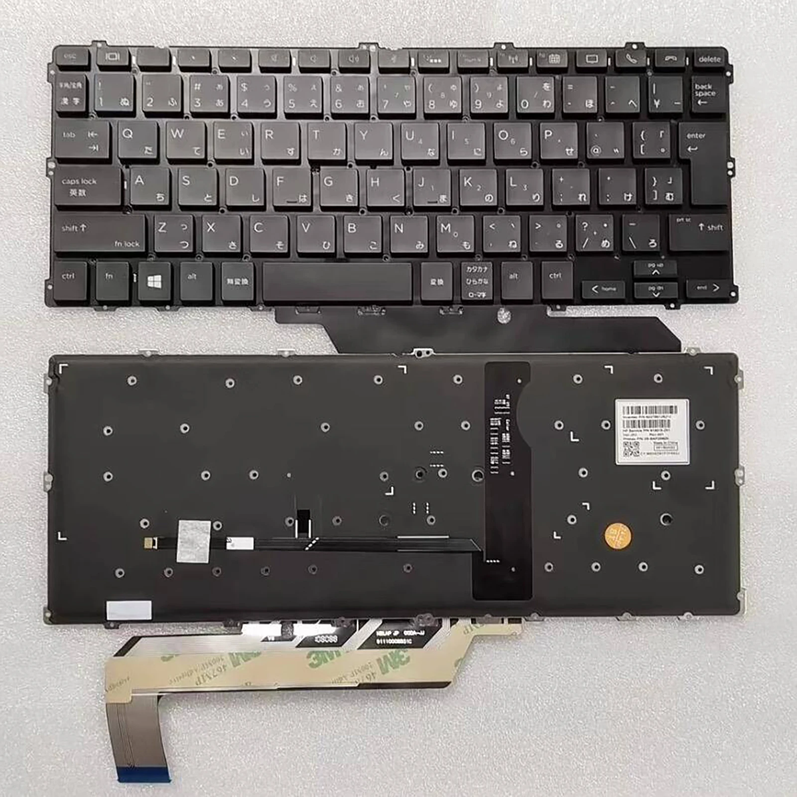 JP Layout for HP EliteBook X360 HSN-Q10C/HSN-I04C 1030 G2/1030 G3/1030 G4 Laptop Backlit Keyboard