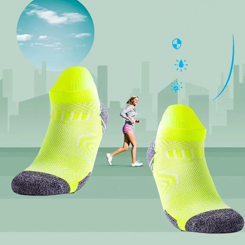 Cotton Socks Man Women Sport Running Sock Cycling Riding Bicycle Bike Football Breathable Basketball Sox