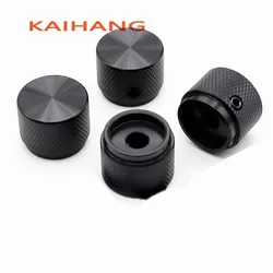 2PCS 20X15.5mm All aluminum no indication knob potentiometer knob electronic Instruments switch cap circular hole 6MM