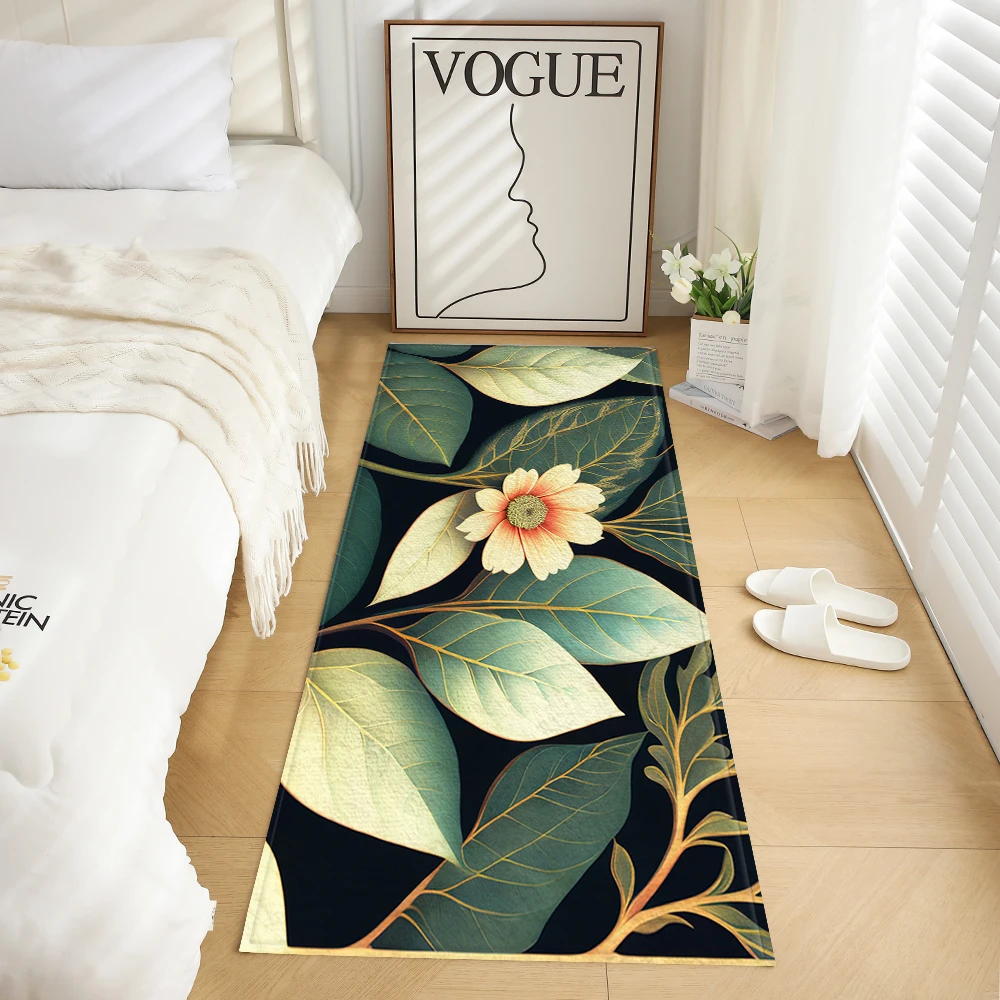 Kitchen Bedroom Bedside Mat Home Entrance Living Room Balcony Floor Decoration Long Carpet House Bathroom Door Hallway Foot Rug