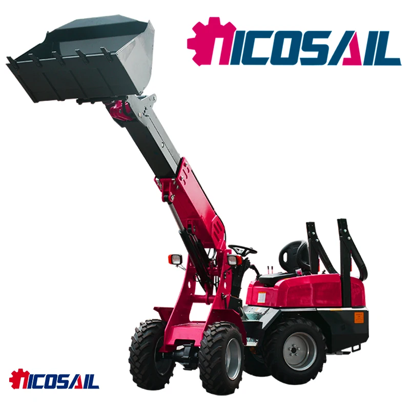 

Bestselling fuel efficiency diesel small telescopic arm loader with excellent lifting and material handling control