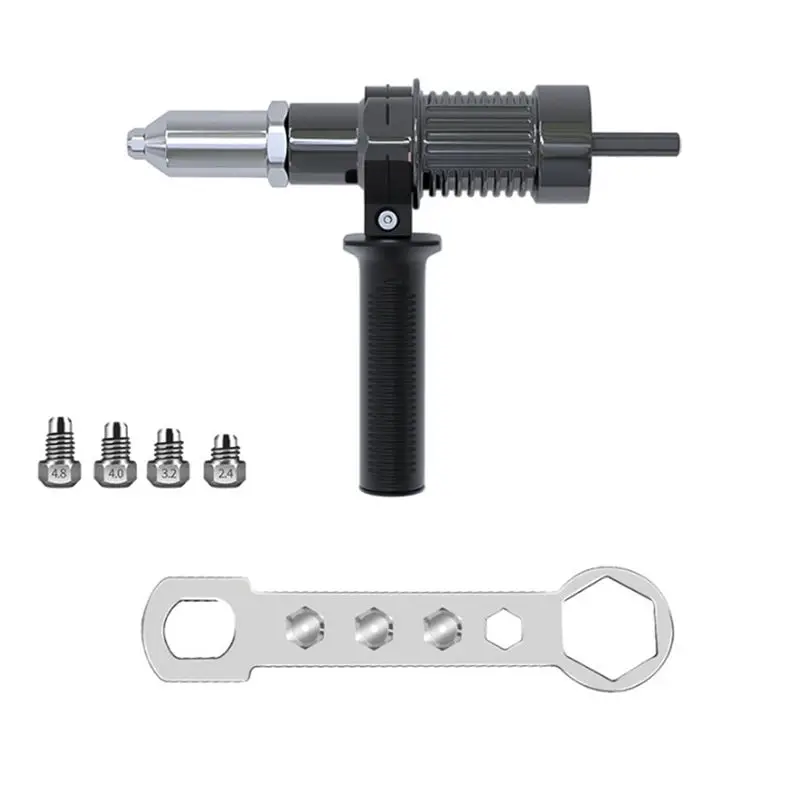 a24f-electric-riveting-machine-adapter-with-24-32-40-48-mm-diameter-rivet-head-drill-and-handle-wrench-rivet-tool