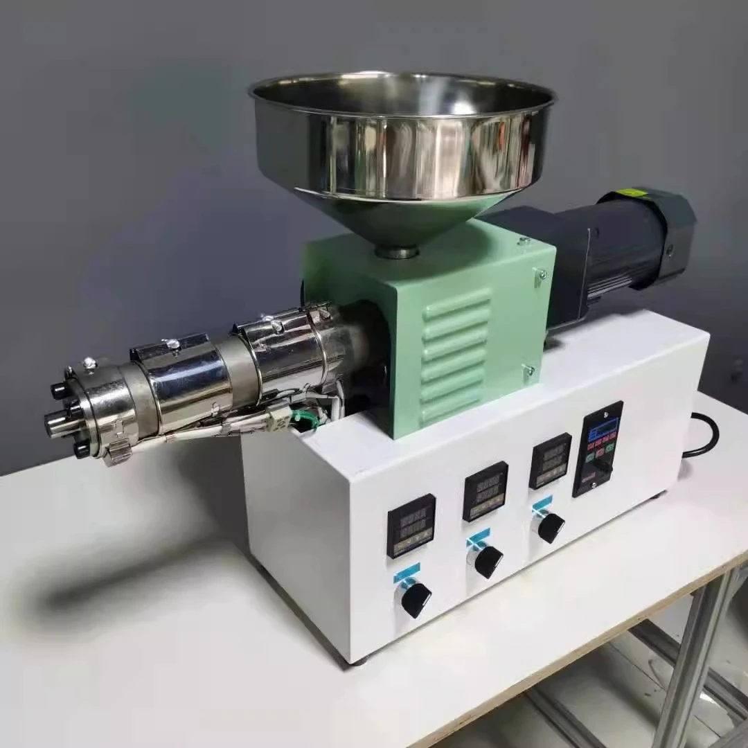 1 piece SJ25 miniature brushed pipe profile extruder experimental grade small desktop extruder 3D printing wire extruder