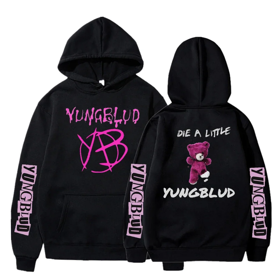 Yungblud drukowanie Harajuku męska bluza z kapturem jesień wiosna kobiety mężczyźni z kapturem moda marka Streetwear Unisex Hoody kostiumy