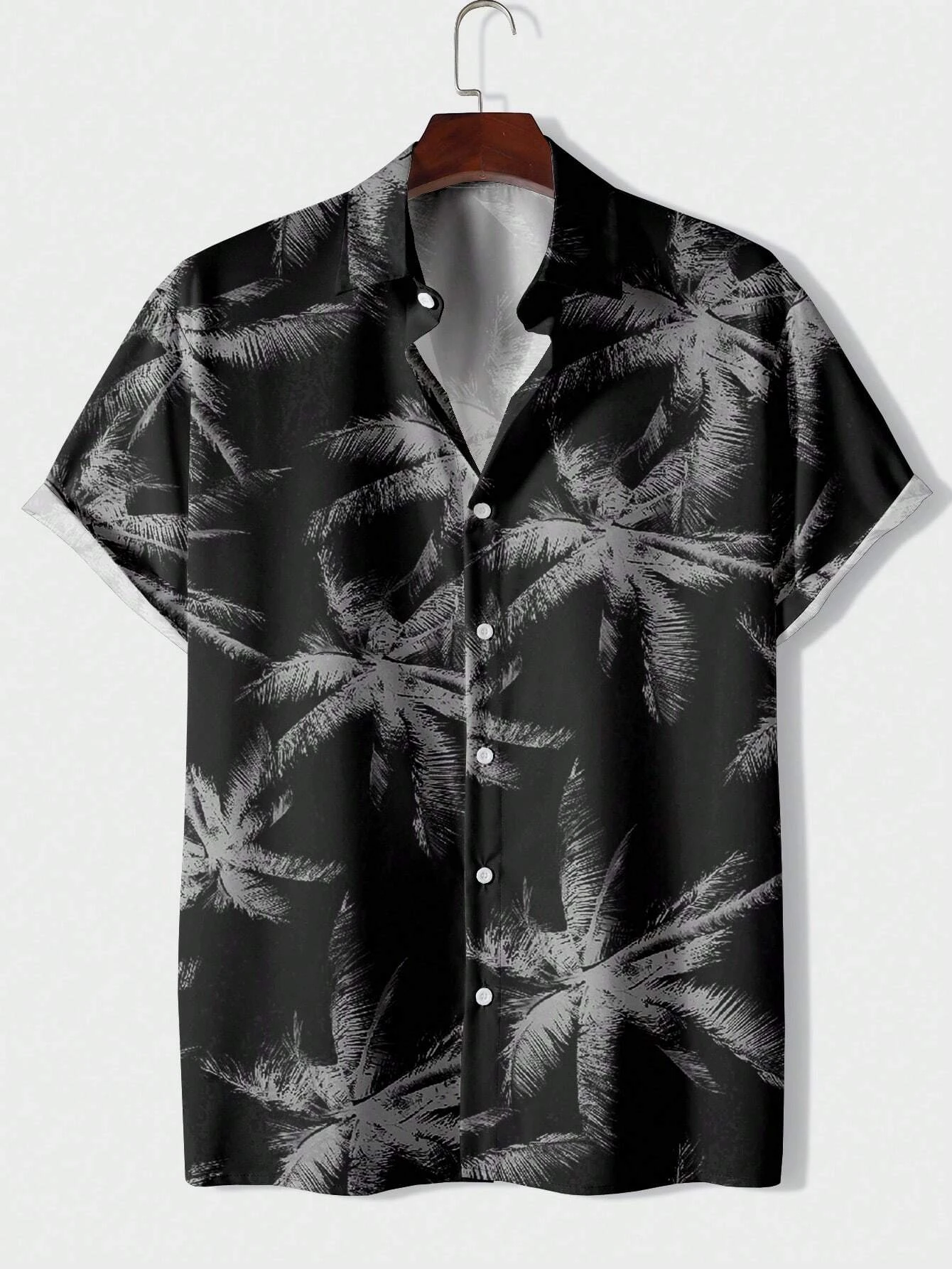 Kinderkleidung, Hawaii-Hemden für Kinder, Blattdruck, lässig, Strandmode, Hemd, Outdoor-Kleidung für Kinder, kurze Ärmel – Detail 10