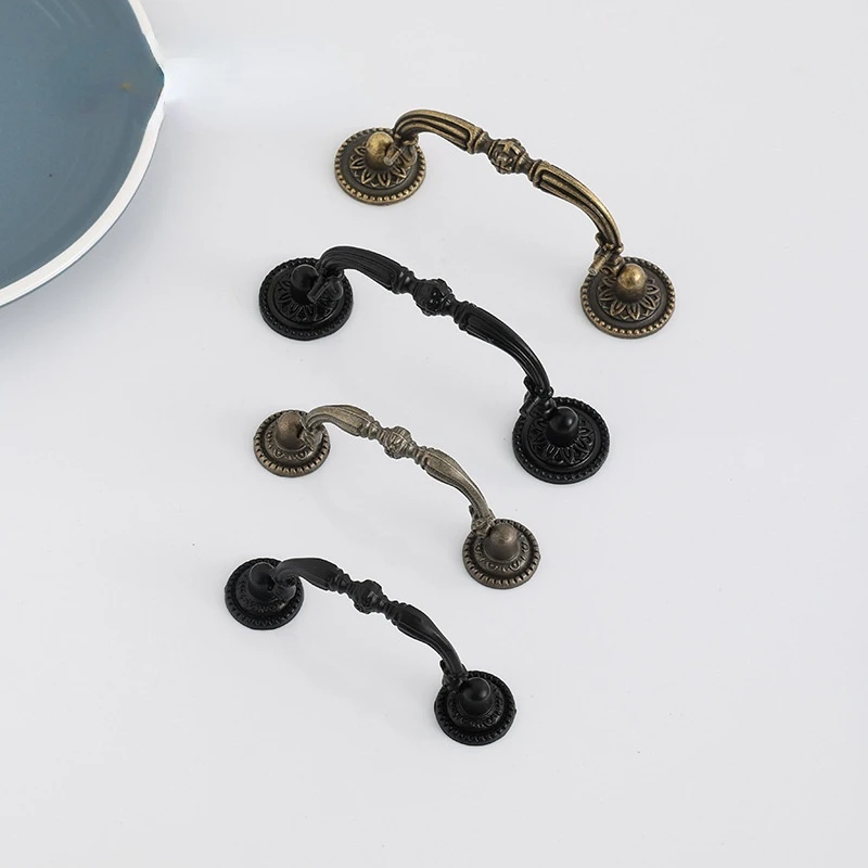 120*50MM Antique Drawer Handle European Style Hand Grip Retro Hand Grip A114  Kitchen Door Handles and Knobs Cabinet Pulls