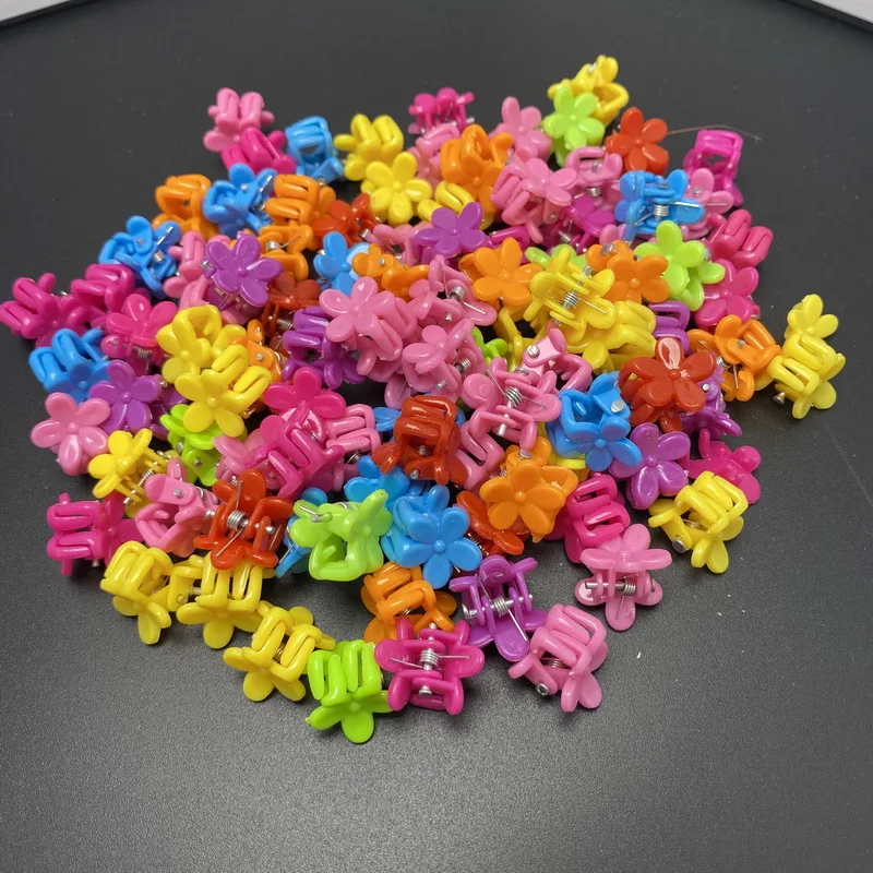 1set Mädchen Niedliche Erdbeere Haar Clips Sterne Crown Blume Kleine Haar Klaue Clip Für Kinder Baby Mini Kaninchen Haarnadel kawaii Acessories – Detail 5