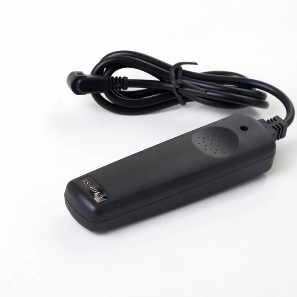 RS-60E3 60cm Shutter Release Remote Control Cable 2.5mm port Switch Cord 0.6m for Canon 1000D / 600D / 550D / 450D / 400D etc.