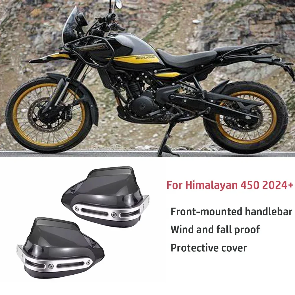 For Himalayan 450 2024+ Motorcycle Hand Guard Cold Wind Deflector Shield Hand Protector Shield Falling Protection