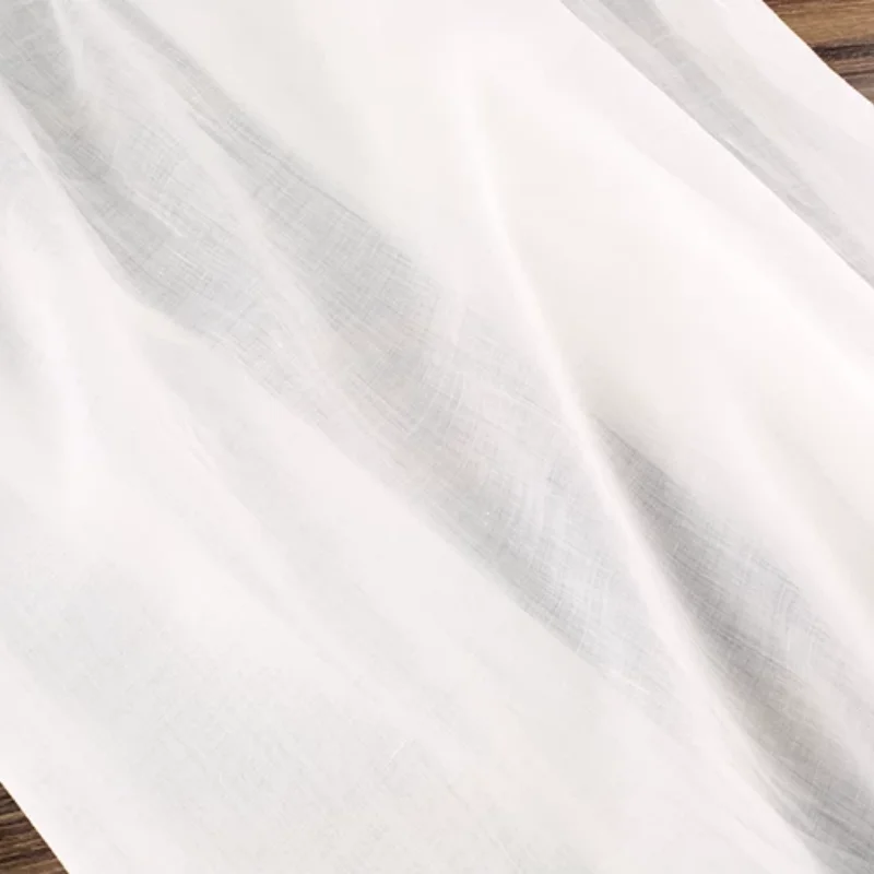 100% ramie fabric for clothing handmade diy white fabric