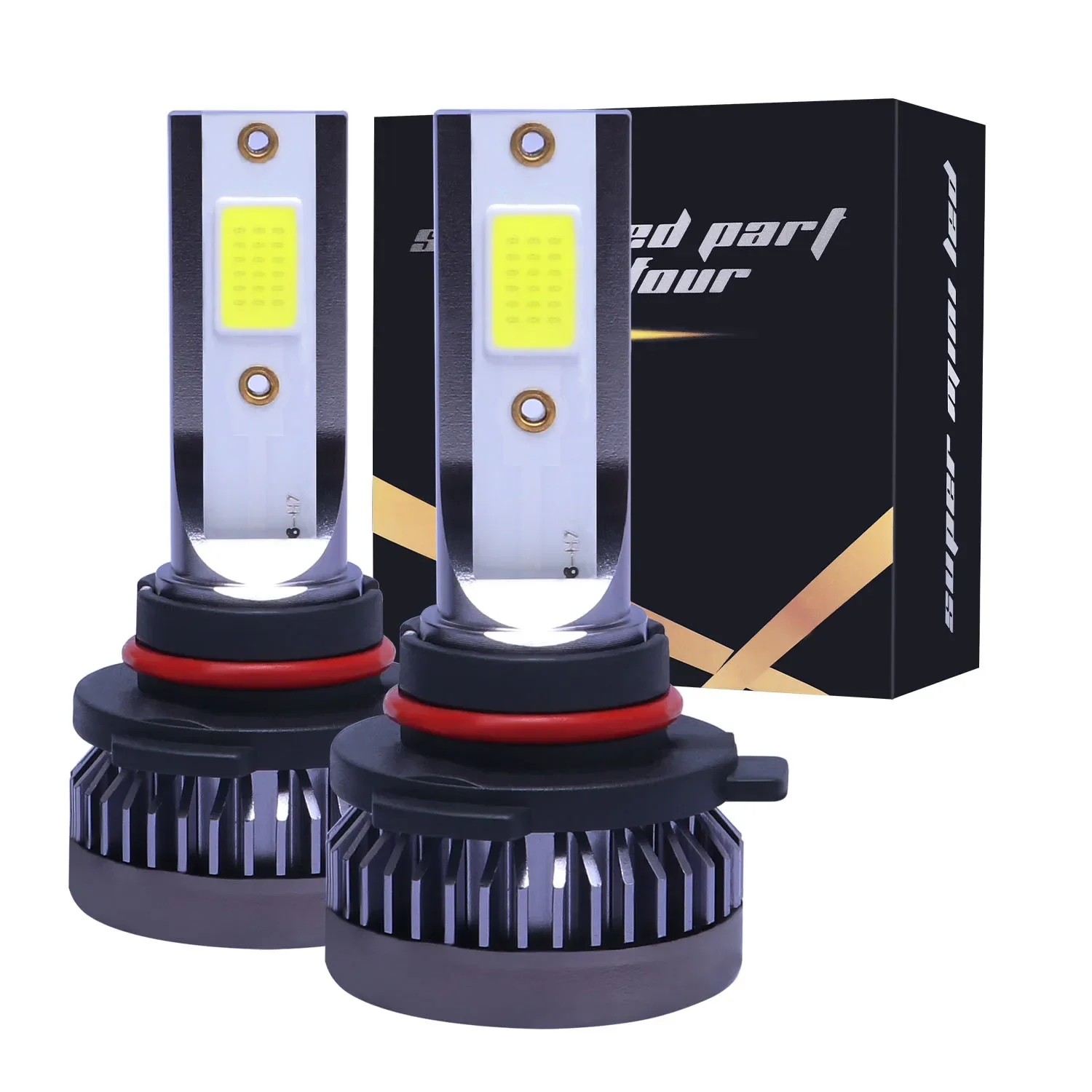 

Upgrade Your Headlights with 80W COB Chips 3000K 6000K 8000K 12000LM 9005 LED Car Headlight Bulbs