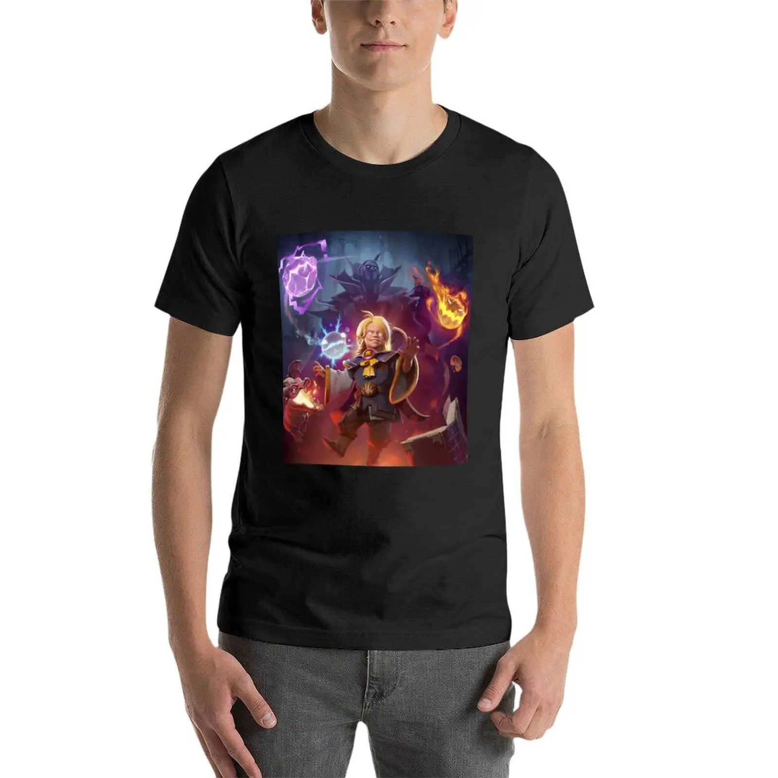 Dota 2 Baby Invoker Art T-Shirt boys animal print summer clothes blacks clothes for men