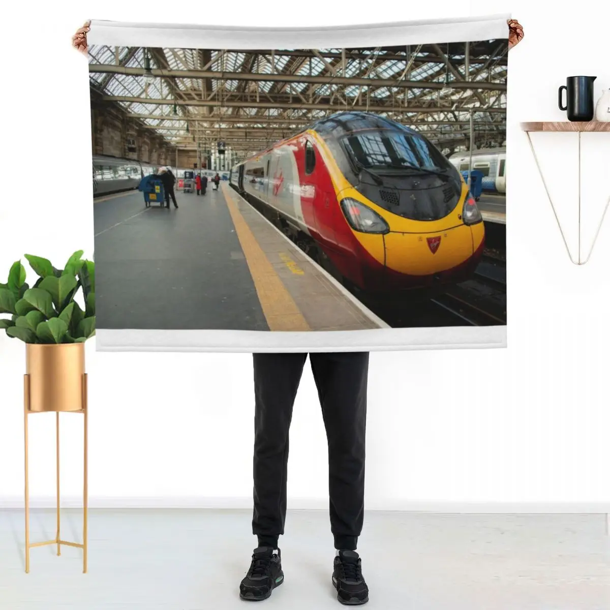 Glasgow Pendolino Throw Blanket manga Bed Soft Big Hairy Thin anime Blankets