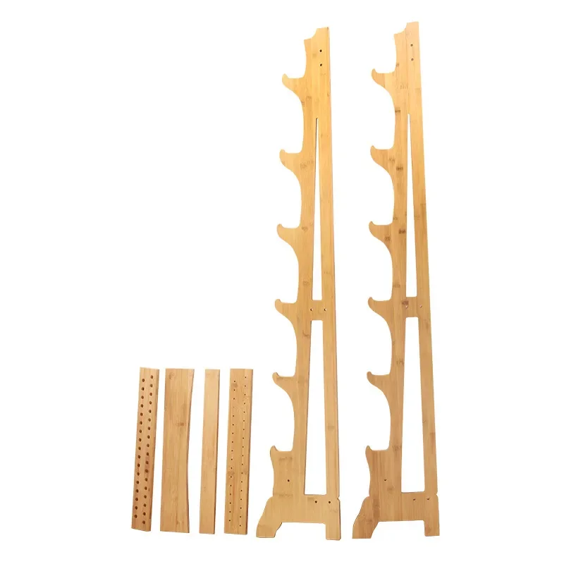 light brown 6-layer solid wood floor bow frame scenic archery hall bow and arrow display equipment