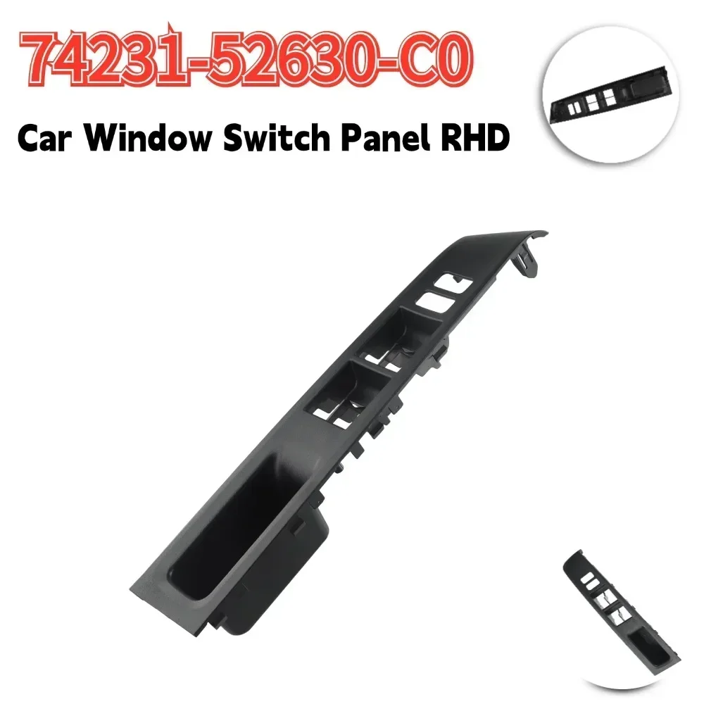 1pcs 74231-52630-C0 Front Armrest Upper Car-Window Switch Panel RHD For Toyota For Vitz 2010-2014 RHD Car Interior Window