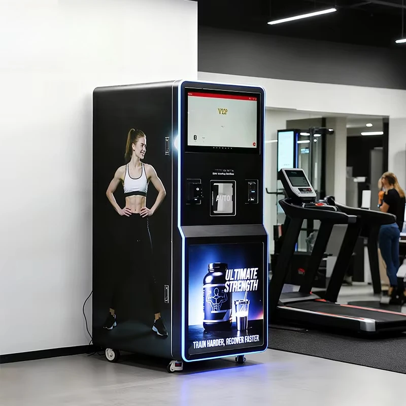 Fitness Protein Powder Drink Beverages Protein Shakes Vending Machine Dispenser for Gym With Card Payment protein Customized
