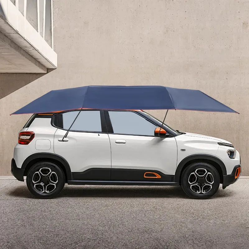 

Semi-Automatic Car Tent Removable Carport Folding Portable Car Protection Sun Protection Car Awning Cover