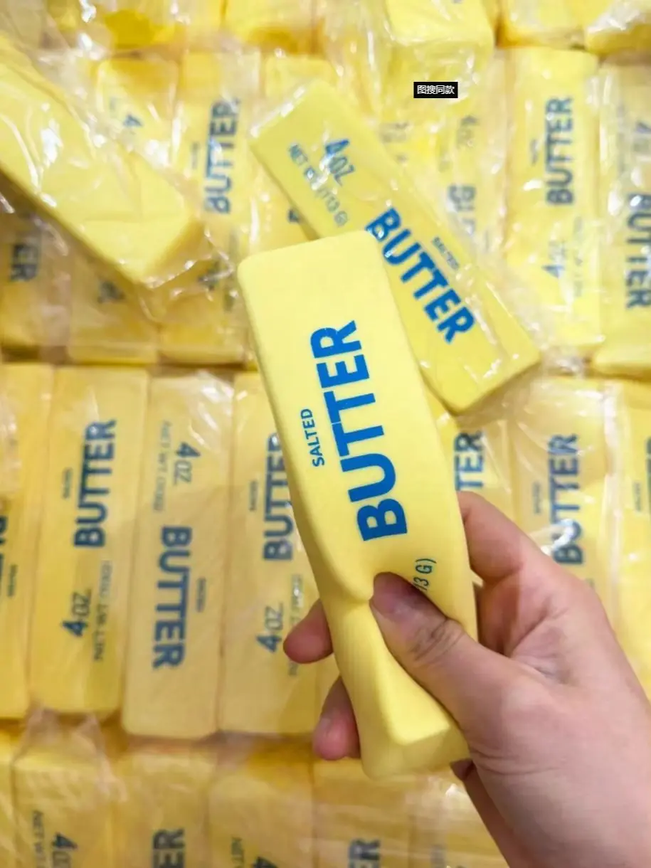 1/2/3 Stück Butter-Stick Squishy Spielzeug, Weiches Langsam Aufsteigendes Künstliches Lebensmittel Sensorisches Quetschspielzeug, Angstlinderungsgeschenk für Alle Altersgruppen