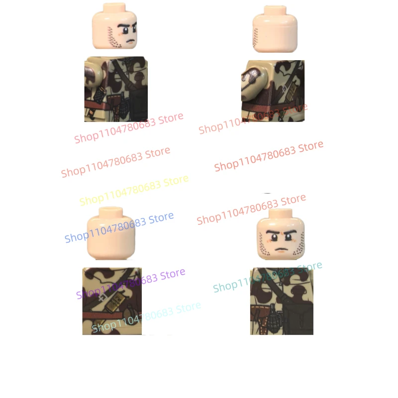 Blocs de construction militaires MOC, nouvelles figurines, mini-poupées, équipe de parachutistes soviétiques, jouets, cadeaux de vacances, collection de loisirs, ornements.