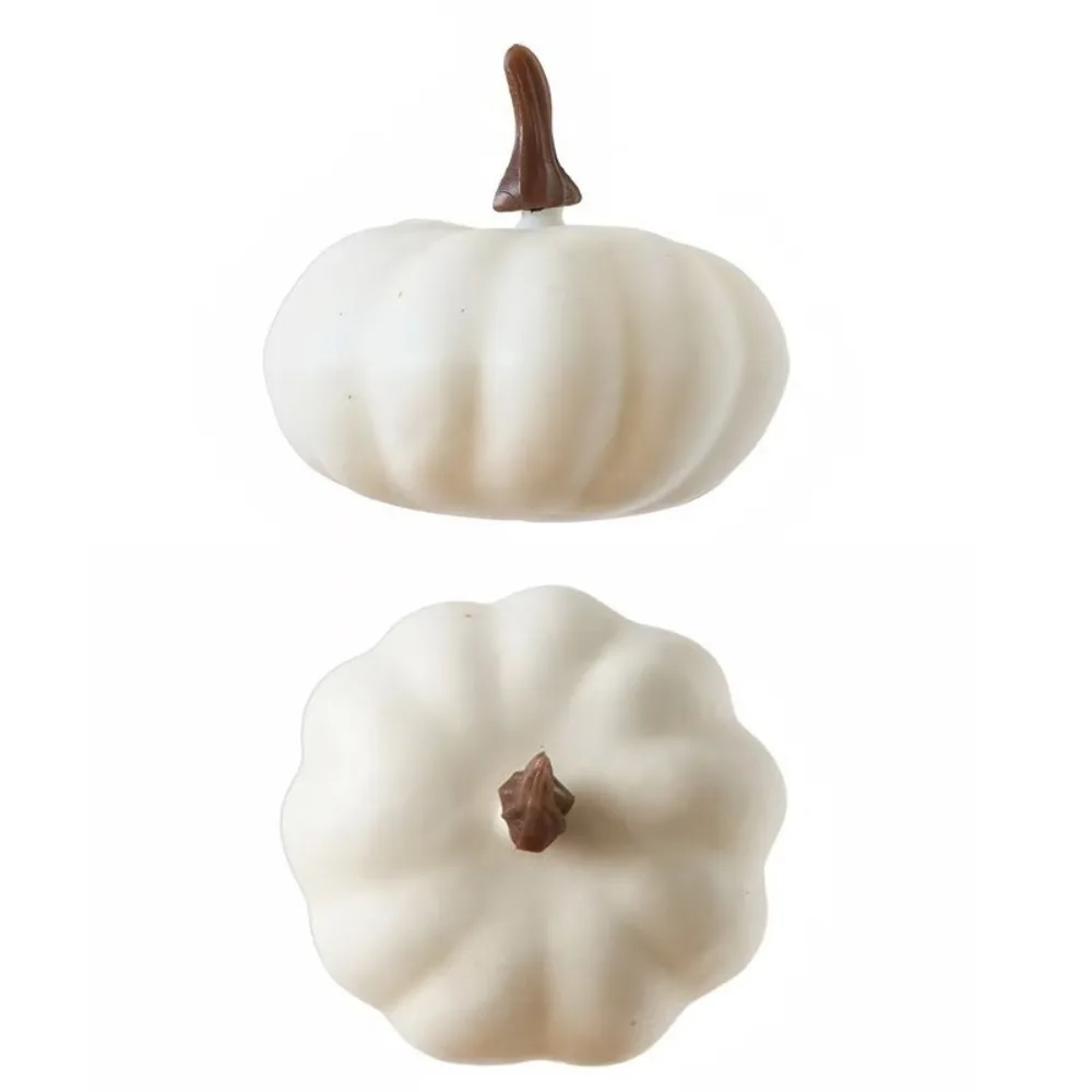 6PCS 1/9PCS Halloween Artificial Pumpkin Mini Fake Pumpkin Plastic Material Simulation Props Decorative Props Autumn Harvest