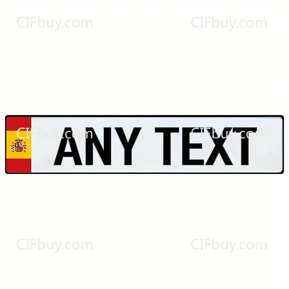 Spanish‑Style Custom Metal Plaque, Personalized Home Wall Decor For Decoration Only